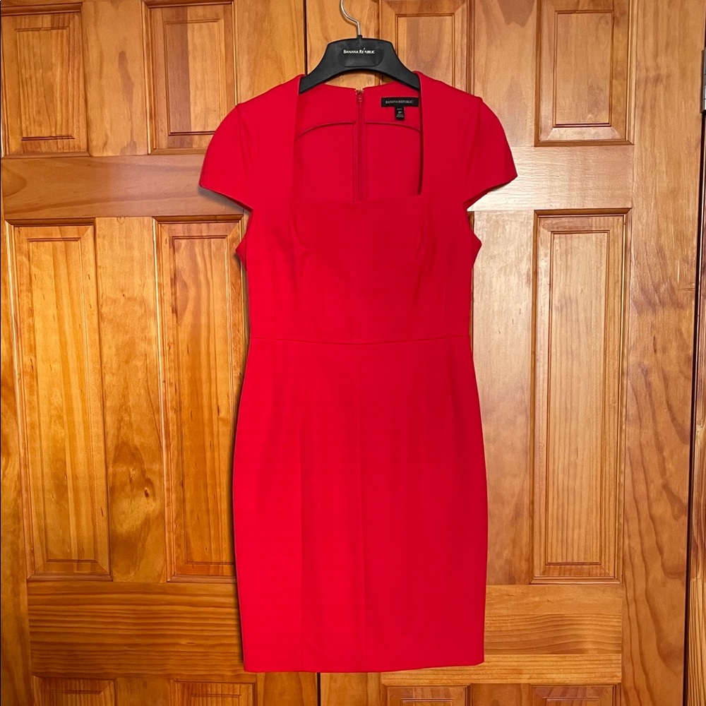 Banana Republic Red Mini Dress